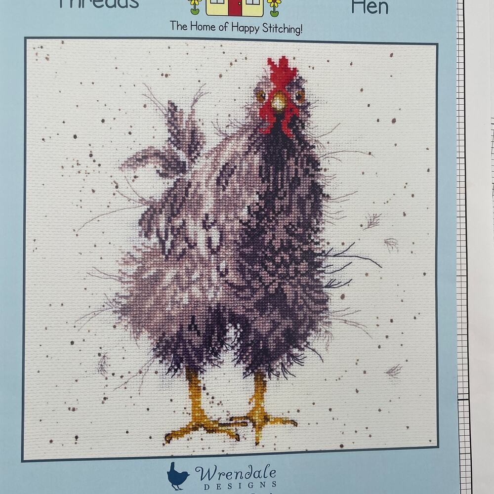 Bothy Threads Cross Stitch Pattern Curious Hen Chicken Farm Craft Embroidery